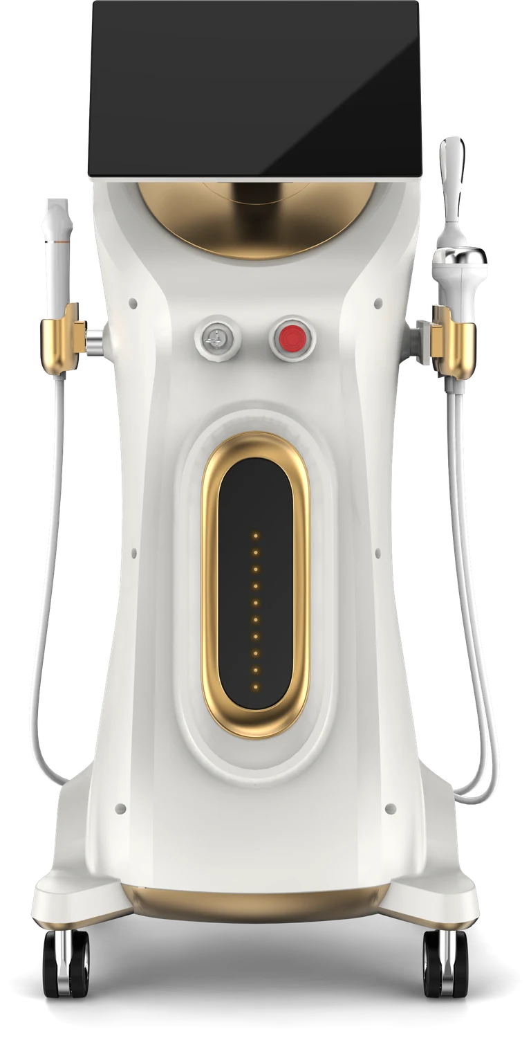 AuraLift Elite platform with its two handpieces